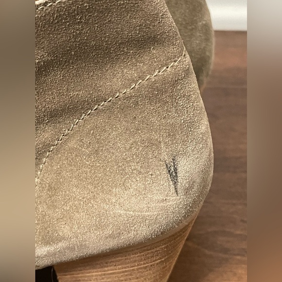 Madewell 1937 Footwear Taupe Tan Suede Ankle Booties Size 9.5 - Picture 9 of 12